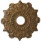 Ekena Millwork Preston Ceiling Medallion (Fits Canopies up to 4"), 17 1/2"OD x 4"ID x 1"P, Rubbed Bronze CM17PRRZS - alternate 1